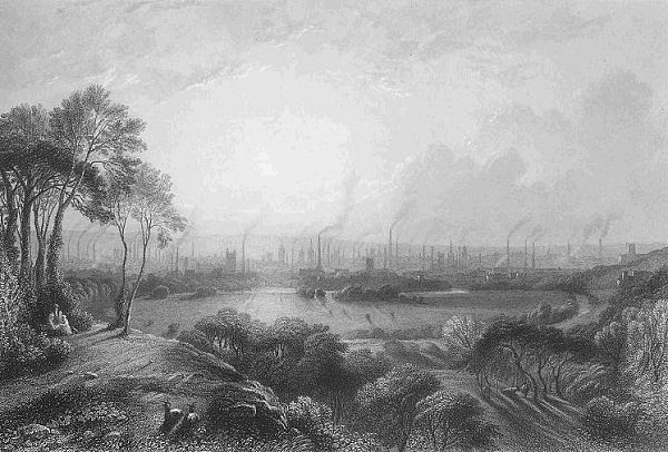 Foto: wikipediaEdward Goodall - Manchester, from Kersal Moor (gravura)