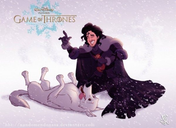 FOTO: cosmopolitan.co.uk/jon snow and ghost