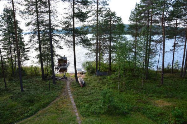 Sauna na vodi i kućica u borovnicama / Foto: Fabegdojden