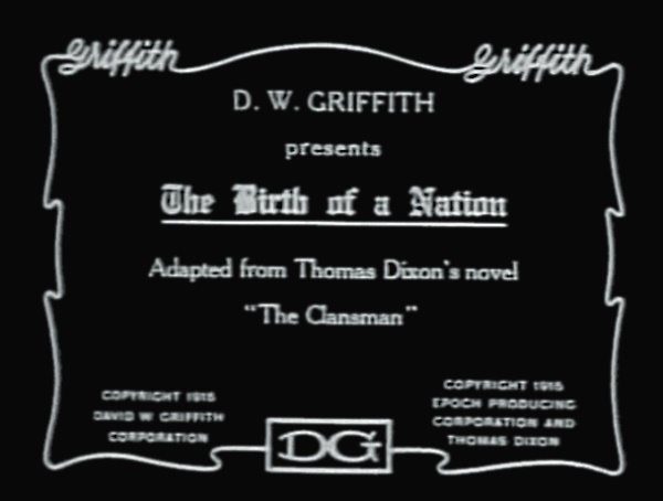 Foto: wikipedia.org/d.w.griffith, birth of a nation