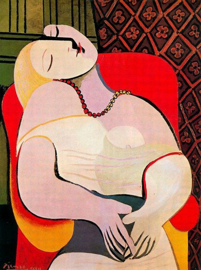 Foto: pinterest.com/idealdrapes [Le Rêve, 1932., Pablo Picasso]