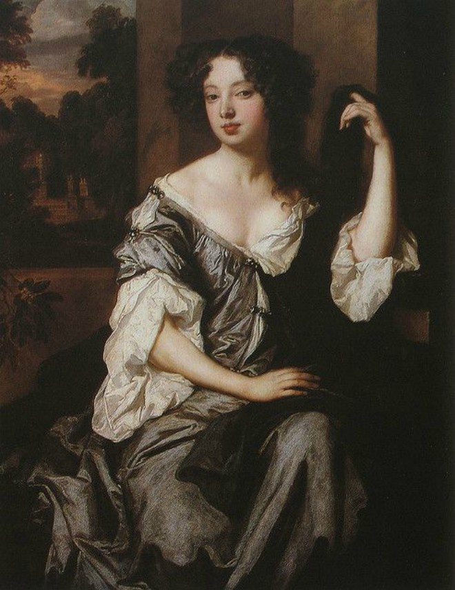 Foto: pinterest.com/marisamleal9 [Sir Peter Lely: Vojvotkinja Louise Renée de Penancoet de Kérouaille od Portsmoutha (1671.)]