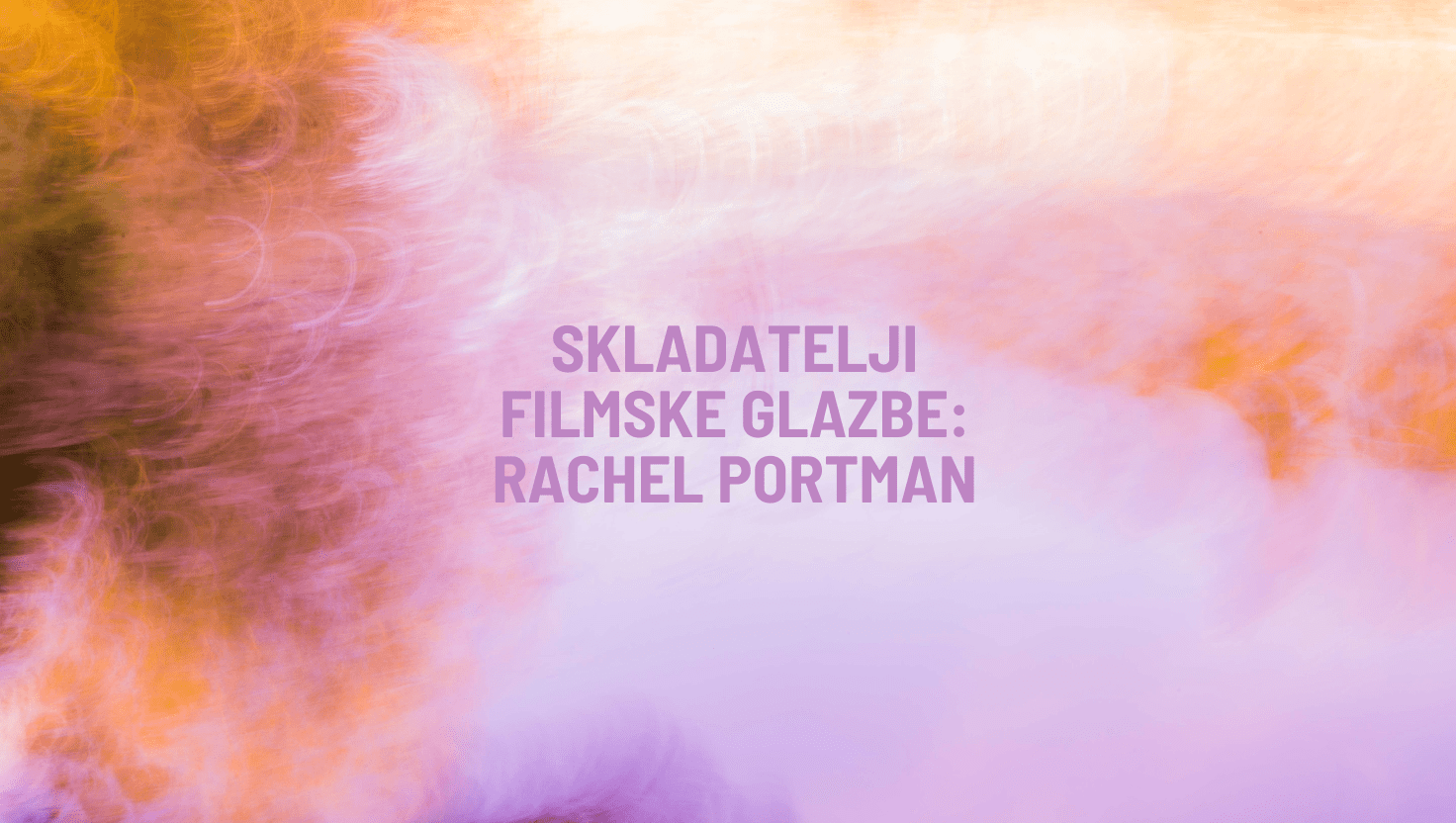 Rachel Portman